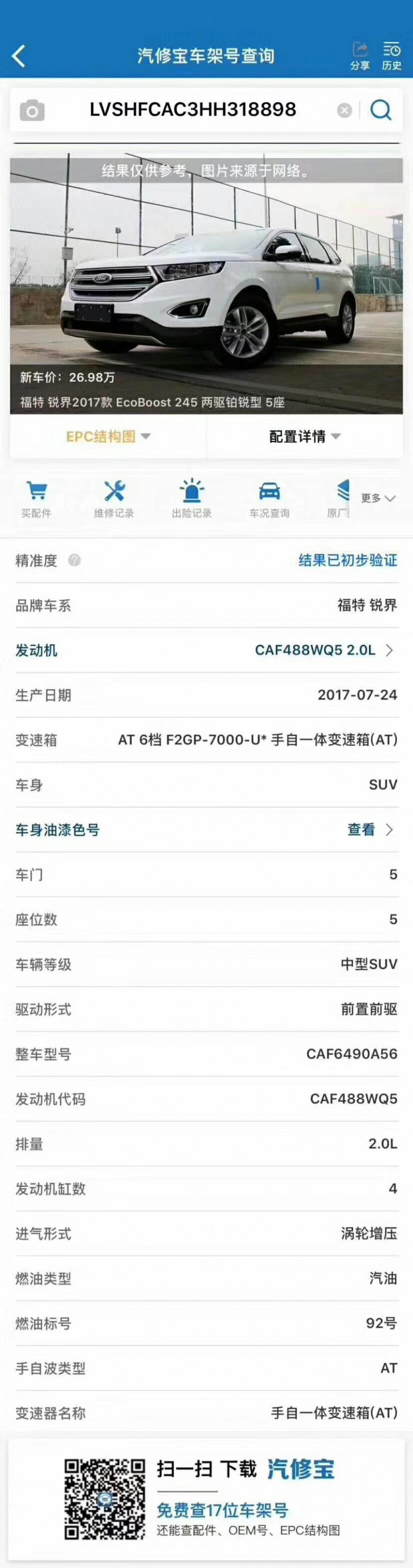 17年福特锐界